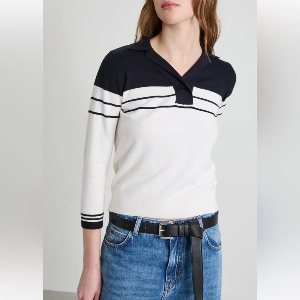 NWT Max Mara Long Leather Belt Size: Various All Seasons. Black